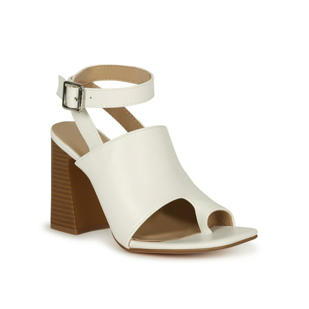 Details about  / Yoki Square Toe Wrap Around Ankle Strap Chunky Heel 20311